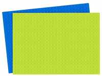 Hubelino Spielbausteine Grundplatte blau 420329 560er Bauplatte für die Ku