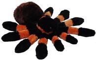 WILD REPUBLIC &nbsp;&nbsp; Kuscheltier Tarantula 30 cm schwarz-braun-orange Pl&uuml;schspinne