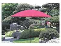 Garden Pleasure Sonnenschirm, LxB: 255x255 cm, rund, mit Handkurbel