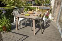 Allibert Gartentisch Allibert Lima f&uuml;r 4 - 6 Personen &ndash; wetterfest, UV-best&auml;ndig