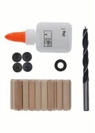 BOSCH Befestigungsanker Bosch Holzd&uuml;bel-Set, 32tlg., 8 mm, 40 mm - 2607000542