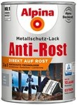 Alpina Metallschutzlack Alpina Metallschutz-Lack Anti-Rost 2,5 L hellgrau