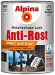 Alpina Metallschutzlack Alpina Metallschutz-Lack Anti-Rost 2,5 L schwarz