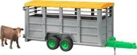 Bruder&reg; Spielzeug-Traktor 02227 Viehtransportanh&auml;nger mit 1 Kuh