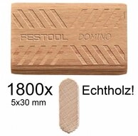 FESTOOL Universald&uuml;bel Festool Domino D&uuml;bel Buche 1800x 5x30 493296