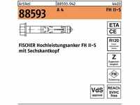 Fischer Befestigungsanker Hochleistungsanker R 88593 FH II 18/ 25 S A 4
