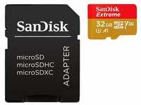 Sandisk Extreme Speicherkarte (32 GB, 100 MB/s Lesegeschwindigkeit,