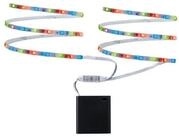 Paulmann LED-Streifen Function Mobil Strip 2x80cm RGB 1,2W 9V 6LR61 Wei&szlig;