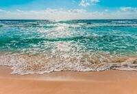 Komar Fototapete Seaside - Gr&ouml;&szlig;e 368 x 254 cm, glatt, bedruckt, Wohnzimmer,