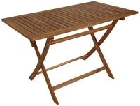 DEGAMO Gartentisch TOBAGO (1-St), rechteckig 70x120cm, Akazie ge&ouml;lt, klappbar