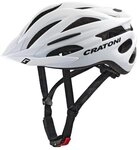 Cratoni Fahrradhelm Cratoni Helm Pacer MTB L/XL 58 bis 62cm wei&szlig; matt