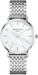 ROSEFIELD Quarzuhr ROSEFIELD Damenuhr Upper East Side 33mm Silberfarben
