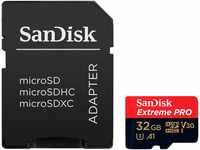 Sandisk Extreme® PRO microSDHC™ UHS-I 32 GB Speicherkarte (32 GB, UHS Class...