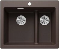 Blanco Granitsp&uuml;le PLEON 6 SPLIT, Silgranit, Handbedienung, 61,5/510 cm