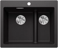 Blanco Granitsp&uuml;le PLEON 6 SPLIT, Silgranit, Handbedienung, 61,5/510 cm