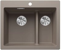 Blanco Granitsp&uuml;le PLEON 6 SPLIT, Silgranit, Handbedienung, 61,5/510 cm