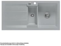 Systemceram K&uuml;chensp&uuml;le KeraDomo GENEA 100 Handbedienung Titan, 100/510 cm