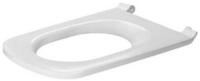 Duravit WC-Sitz DuraStyle, Vital Sitzring 378 x 505 mm - Wei&szlig; Gl&auml;nzend