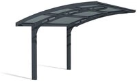 Palram - Canopia Einzelcarport Wave 5000, (1 St), Windlast 120 km/h, Schneelast 75