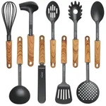 STONELINE Kochbesteck-Set (9-tlg), ideal f&uuml;r beschichtete Pfannen und T&ouml;pfe,
