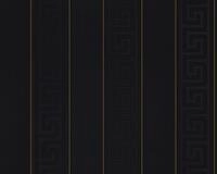 Versace Mustertapete Versace wallpaper Versace 3, Design Tapete, schwarz, gold 935244