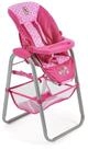 CHIC2000 Puppenm&ouml;bel 655 31 Puppen-Hochstuhl, Dots Pink
