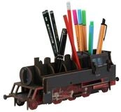 WERKHAUS&reg; Aufbewahrungsbox Werkhaus - Stiftebox Dampflok BR64 Schwarz WE2093...