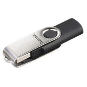 Hama Rotate, USB 2.0, Schwarz/Silber USB-Stick (USB 2.0)