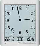 AMS Funkwanduhr F5898 (Quarzuhr,mit...