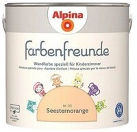 Alpina Wandfarbe 2,5 Liter Farbenfreunde Seesternorange No. 3