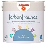 Alpina Wandfarbe 2,5 L. Farbenfreunde Seeb&auml;rblau No.12