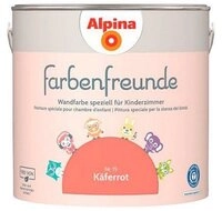 Alpina Wand- und Deckenfarbe 2,5 Liter Farbenfreunde, K&auml;ferrot No. 15