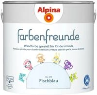 *Alpina* Wandfarbe Alpina 2,5 L. Farbenfreunde, Fischblau No. 9