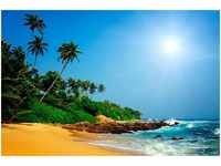 Papermoon Fototapete Sri Lanka Tropical Beach, glatt
