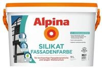 Alpina Fassadenfarbe 10 Liter Silikat Fassadenfarbe Wei&szlig;