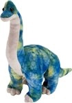 WILD REPUBLIC &nbsp;&nbsp; Kuscheltier Dinosaurier Brachiosaurus blau/gr&uuml;n stehend 25 cm