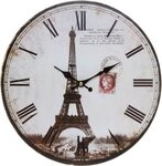 Myflair M&ouml;bel & Accessoires Wanduhr "Eiffelturm II" (r&ouml;mische Ziffern, 33,8...
