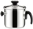 Tescoma Milchtopf Doppelwandiger Milchtopf PRESTO mit Deckel &oslash; 16 cm, 2.0 l,