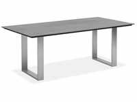 Niehoff Noah Tisch, Profilkufe HPL Tischplatte: Beton-Design Gestell: 160x95 cm...