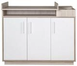 roba&reg; Wickelkommode Olaf, mit Wickelansatz, wei&szlig;/Luna Elm