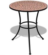 vidaXL Gartenbar-Set, 3-tlg. Bistro-Set Keramik Terrakotta