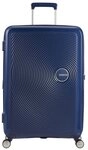 American Tourister&reg; Koffer Soundbox - 4-Rollen-Kabinentrolley 55 cm erw. (blau), 4