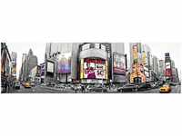 Papermoon Fototapete New York Time Square Panorama, matt, (2 St)