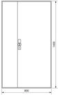 Hager Stromerzeuger Hager Z&auml;hlerschrank,universZ 1400x800x205,IP44 ZB53S