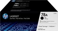 HP Tonerpatrone HP original Toner 78A Einzel-und Doppelpack schwarz