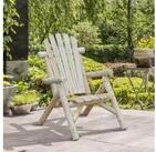 Outsunny Gartenstuhl Holzstuhl Hochlehner mit Armlehne (Gartensessel, 1 St),