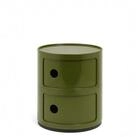 Kartell Container Componibili mit zwei F&auml;chern Gr&uuml;n