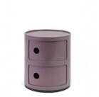 Kartell Container Componibili mit zwei F&auml;chern Violett