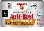 Alpina Metallschutzlack Alpina Metallschutz-Lack Anti-Rost 300 ml schwarz