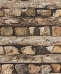 Rasch Vliestapete Rasch Selection, Holzoptik, braun grau 931808